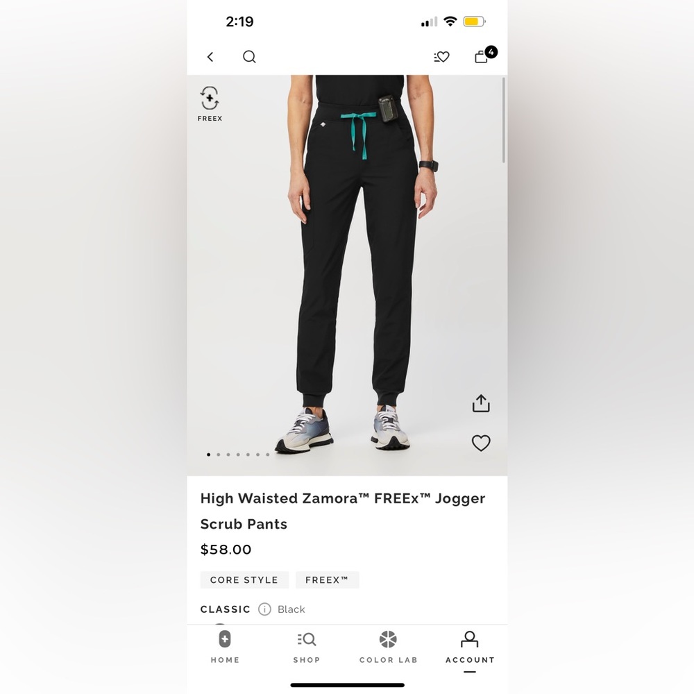 Brand new Figs joggers!! Black Size Medium